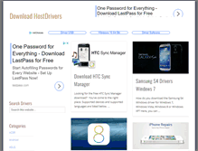 Tablet Screenshot of hostdrivers.com
